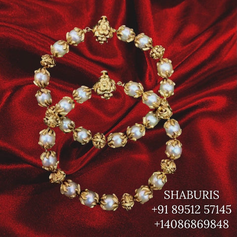 Pearl bangle polki diamond bangle Pure silver south sea pearl