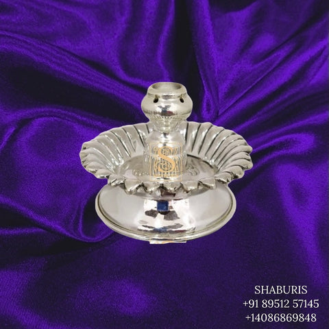 Pure silver agarbathi holder,Indian Pooja Articles,Pure silver articles indian,indian pooja samagri,silver articles - NIHIRA - SHABURIS