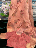 Raw mango saree inspired,Lyte weight Sarees online,South Indian Sarees,Pure organza Sarees,Saree Stitched Blouse,saree,kanchi organza