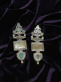 Tribal jhumka,big jhumka,kundan,south sea pearl earring,party wear earrings,designer jewelry,sabyasachi jewelry inspired