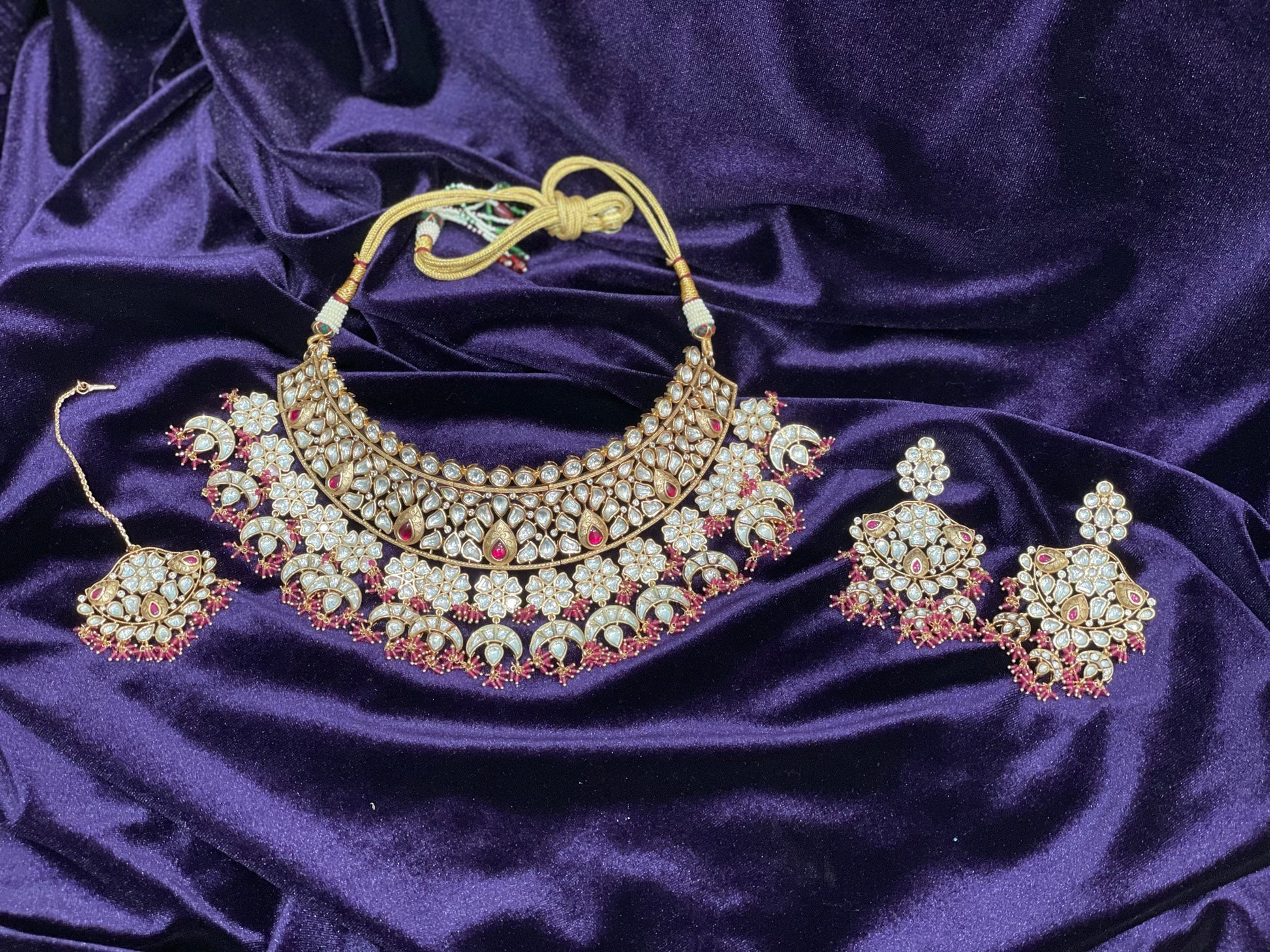 Bridal Jewelry,Gold Plated Jewellery Indian ,Artificial Jewellery,lyte weight Indian Bridal,Sabyasachi Jewelry inspired -NIHIRA-SHABURIS