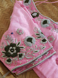 Silk Saree Blouse | Silk Blouse | zardhosi work Blouse | Green Saree Blouse | Stitched Saree Blouse | Honeybee Handlooms