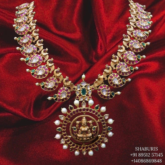 Indian jewelry Designs,South Indian jewelry,Indian Jewelry,Mango Mala,indian jewelry online,latest indian jewellery - NIHIRA-SHABURIS