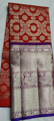 Pure kanchi pattu lehenga,Bridal Lehenga,kids Pattu langa,Langavoni,Halfsaree,Kanjivaram Lehenga,Pattu Pavada,Silk Lehenga kids crop top