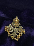 Jewelry set diamond pendant emerald pure silver jewelry indian gifting statement jewelry simple jewelry -SHABURIS