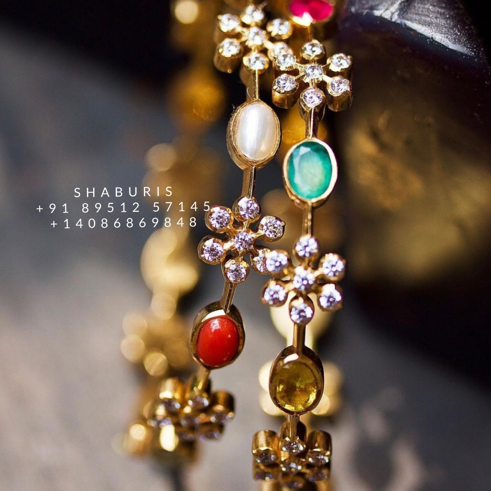 Diamond Jewelry,Pure Silver Jewelry Indian ,Diamond bangles,Indian bangles,Indian Bridal,Indian Wedding Jewelry-SHABURIS jewelry