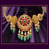 Antique Jewelry,Pure Silver Jewelry Indian ,Nakshi Temple Necklace,Indian Necklace,Indian Bridal,Indian Wedding Jewelry-charm jewelry,balaji