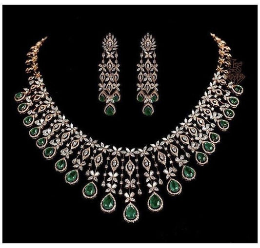 Polki diamond necklace polki jewelry diamond jewelry silver jewelry indian wedding jewelry south indian gold jewelry designs -SHABURIS