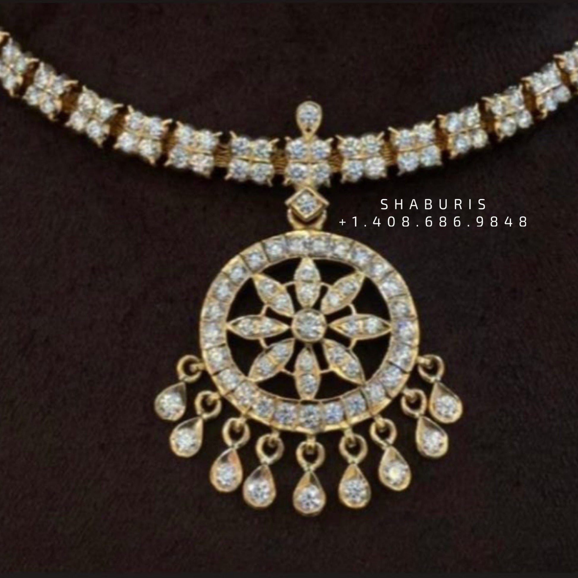 Pearl choker,Pure Silver jewelry Indian, diamond choker set,Sabyasachi style,Indian Bridal,Indian Wedding Jewelry-NIHIRA-SHABURIS