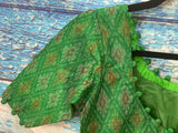 Ikkat blouse indian,Latest indian blouse designs,saree blouse designs indian,saree stitched blouse,patterned blouse,ruffle sleeve