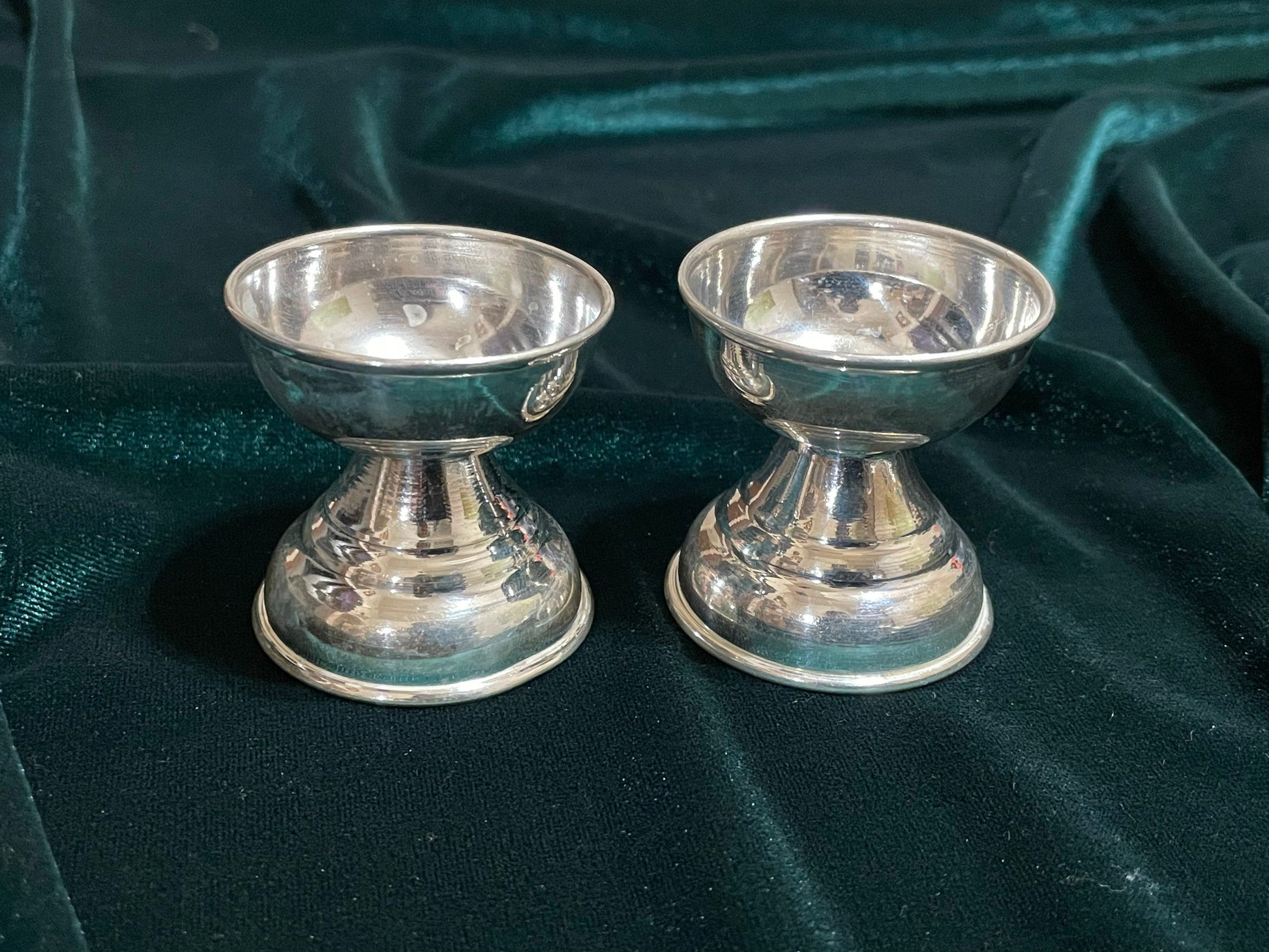 Pure Silver Diya,Indian Pooja Articles,Pure silver articles indian,indian pooja samagri,silver articles,diya lamps silver- NIHIRA - SHABURIS
