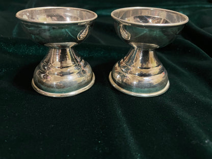 Pure Silver Diya,Indian Pooja Articles,Pure silver articles indian,indian pooja samagri,silver articles,diya lamps silver- NIHIRA - SHABURIS
