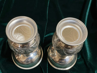 Pure Silver Diya,Indian Pooja Articles,Pure silver articles indian,indian pooja samagri,silver articles,diya lamps silver- NIHIRA - SHABURIS