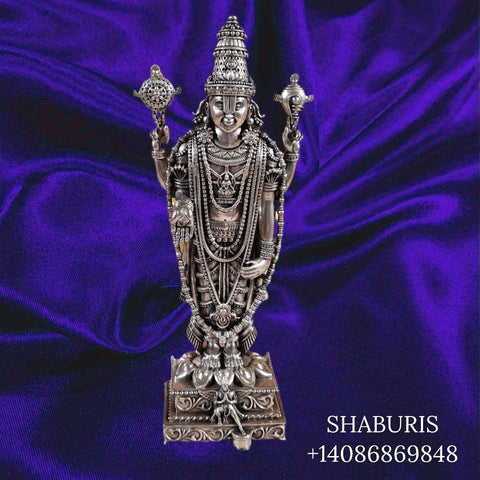 Pure Silver Satyanarayana  swamy idol,silver God Idol,Indian Pooja Articles,silver articles indian,pooja samagri,Antique silver article,