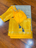 Yellow Pattu Sarees online,South Indian Sarees,Pure Silk Sarees,Kanjivaram Saree,kanchi pattu saree,Zari saree,handloom saree - NIHIRA
