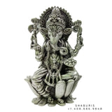 Pure Silver ganesha  idol,silver God Idol,Indian Pooja Articles,silver articles indian,pooja samagri,Antique silver article,