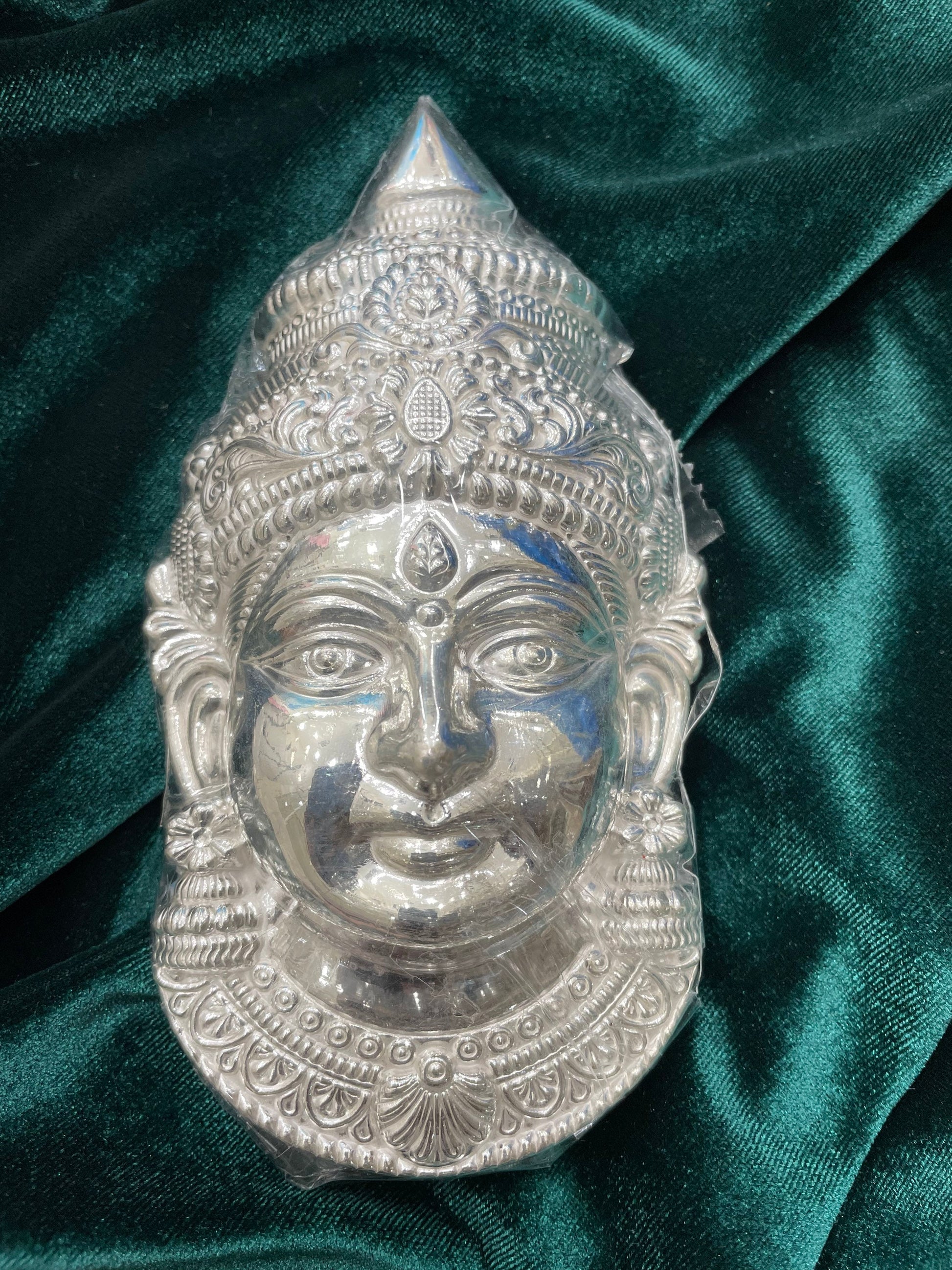 Pure Silver Lakshmi roopu,Indian Pooja Articles,Pure silver articles indian,indian pooja samagri,silver articles,Varalakshmi-7 inch-NIHIRA