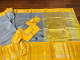 Yellow Pattu Sarees online,South Indian Sarees,Pure Silk Sarees,Kanjivaram Saree,kanchi pattu saree,Zari saree,handloom saree - NIHIRA