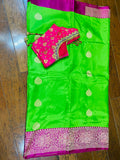 Raw mango saree inspired,Lyte weight Sarees online,South Indian Sarees,Pure Banaras Sarees,Saree Blouse, handloom saree,green saree NIHIRA