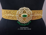 Nakshi Vaddanam,South Indian Jewelry,Vaddanam,Kids Vaddanam,hip chain,diamond vaddanam,pure Silver indian jewelry - NIHIRA - SHABURIS