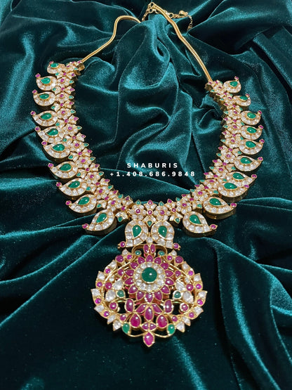 Mango mala bridal jewelry wedding jewelry indian gold jewelry designs silver jewelry shaburis jewelry statement jewelry - SHABURIS