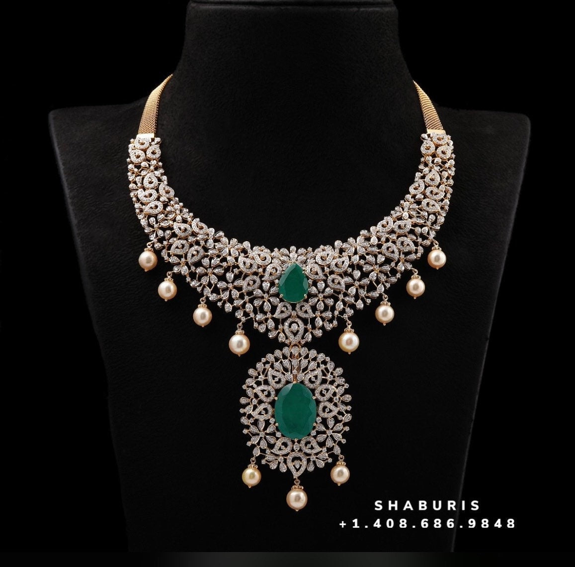 Diamond necklace,Pure silver polki choker Indian necklace ,maang tikka sabyasachi jewelry inspired Shaburis
