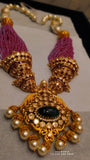 Indian gold jewelry designs pure silver jewelry ruby beads indian diamond jewelry diamond necklace tassel necklace latest indian - SHABURIS