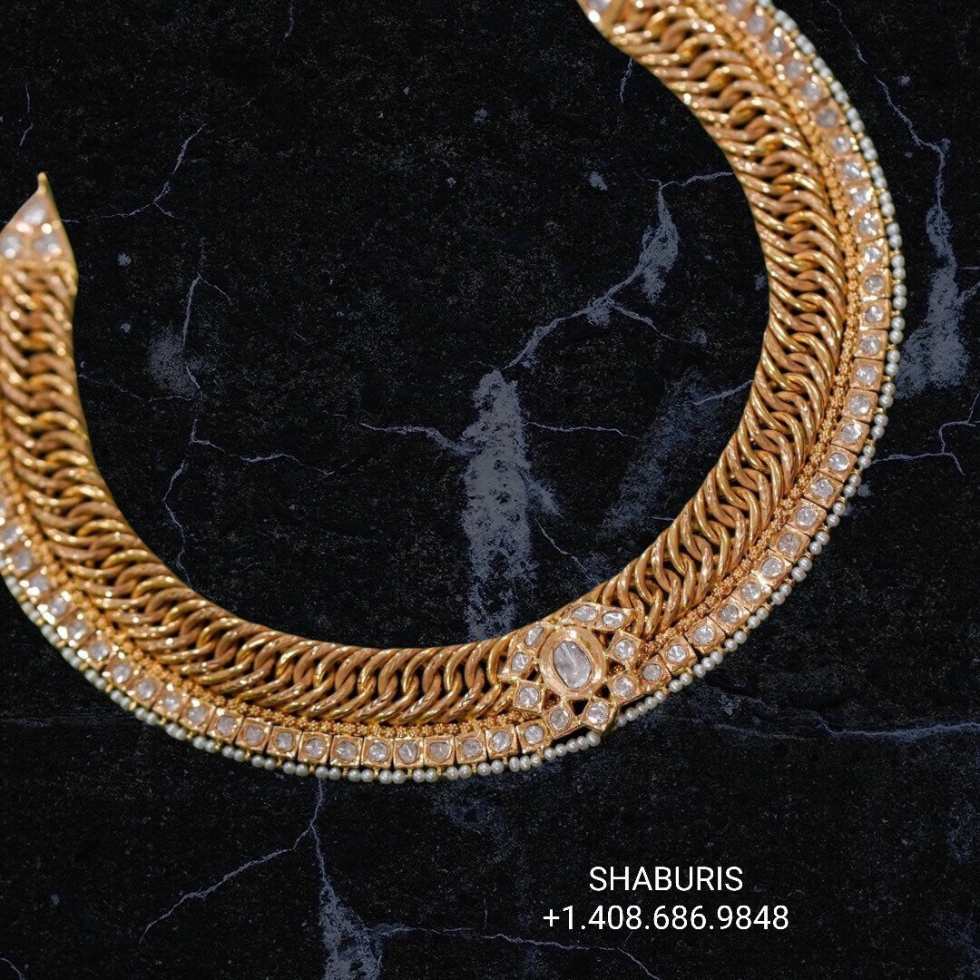 Indian gold jewelry designs pure silver jewelry ruby beads indian diamond jewelry diamond necklace tassel necklace latest indian - SHABURIS