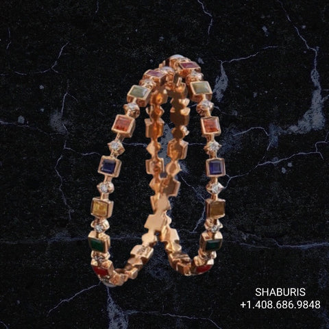 Diamond Bangles,indian jewelry,Silver Jewelry,Indian Bangles,Indian Jewelry, diamond jewelry gold jewelry designs -SHABURIS