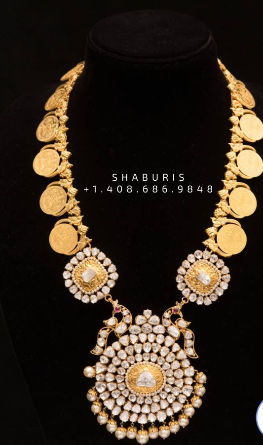 Antique Jewelry,Pure Silver Jewelry Indian ,Nakshi Temple Necklace,Indian Necklace,Indian Bridal,Indian Wedding Jewelry 925 silver jewelry