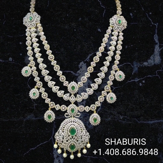 Diamond choker artificial jewelry Indian wedding necklace Indian diamond necklace fashion jewelry sabyasachi jewelry inspired by NIHIRA