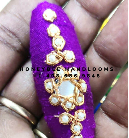 Maggam work saree pins - Saree pleat pins - bridal gifts - diwali gifts - baby shower gifts - birthday gifts -house warming gifts -gift bags