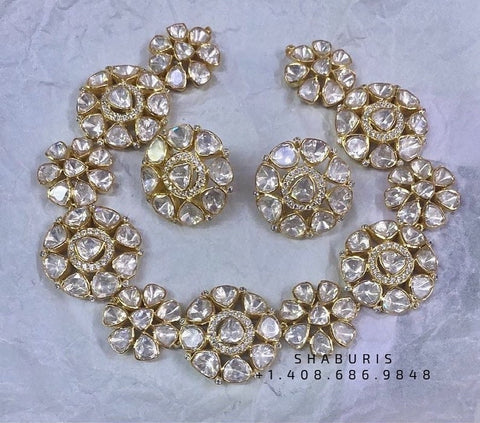 Kundan Polki Diamond Bracelet – OSR JEWELLERS