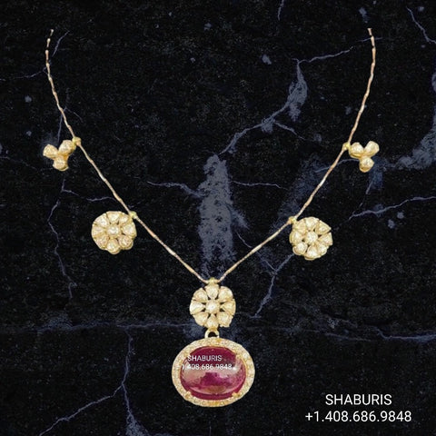 Simple necklace Latest Indian Jewelry,South Indian Jewelry,Pure silver jewelry,Indian Wedding Jewelry -NIHIRA-SHABURIS