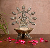 Brass lakshmi  diya Home Decor brass articles brass decor Gifts for her Indian house warming Gifts Home Ascents