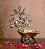 Brass lakshmi  diya Home Decor brass articles brass decor Gifts for her Indian house warming Gifts Home Ascents