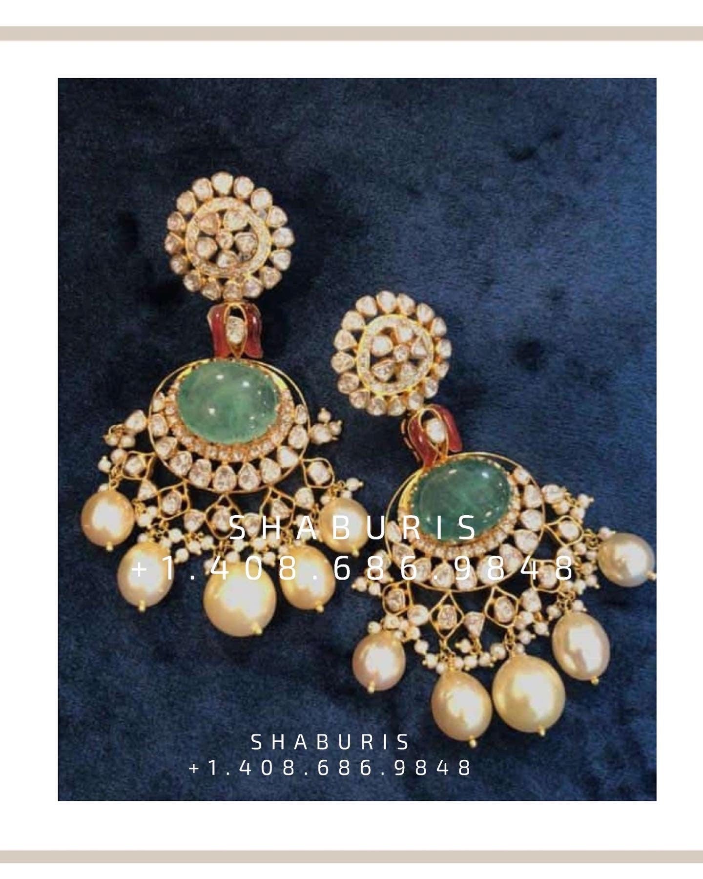 Polki Jewelry Indian Jewelry Silver Jewelry 22k gold jewelry designs Diamond jewelry silver jewelry gold jewelry design 925 silver-SHABURIS