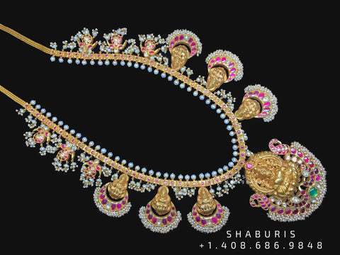 Diamond Choker Diamond Jhumka Diamond Earrings Antique Earrings Antique Jhumka Pure Silver jewelry Indian ,diamond Necklace-SHABURIS