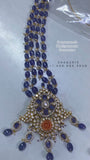 Bridal Jewelry,silver jewelry Indian ,tanzanite,lyte weight Indian Bridal,Sabyasachi Jewelry inspired -SHABURIS