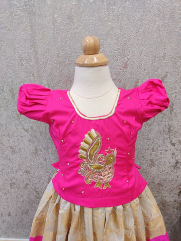Kids Pavada | kids Pattu Langa | Girl Pavada | Baby Girl Dress | Indian Kids Girl Dress | Indian girls Dress -Indian wear for kids