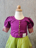 Kids Pavada | kids Pattu Langa | Girl Pavada | Baby Girl Dress | Indian Kids Girl Dress | Indian girls Dress -Indian wear for kids