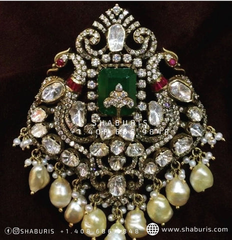 Victorian diamond pendant silver jewelry gold jewelry designs indian bridal jewelry maang tikka big size tikka bridal tikka rice pearls