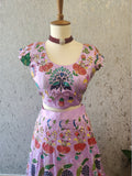 Lilac Lehenga Designer lehenga,Bridal Lehenga,Wedding Lehenga,Langa voni,Halfsaree, Lehenga,Pattu Pavada,Silk Lehenga,teens Lehenga-NIHIRA