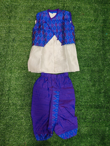 Modi jacket kurta dhoti,Indian boys Kidswear,kurta paijama,new born baby boy indian kurta ,indian baby boy gifts, boys ikkat kurta Patola