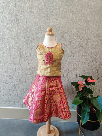 Kids Pavada | kids Pattu Langa | Girl Pavada | Baby Girl Dress | Indian Kids Girl Dress | Indian girls Dress -Indian wear for kids
