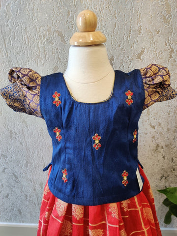 Kids Pavada | kids Pattu Langa | Girl Pavada | Baby Girl Dress | Indian Kids Girl Dress | Indian girls Dress -Indian wear for kids
