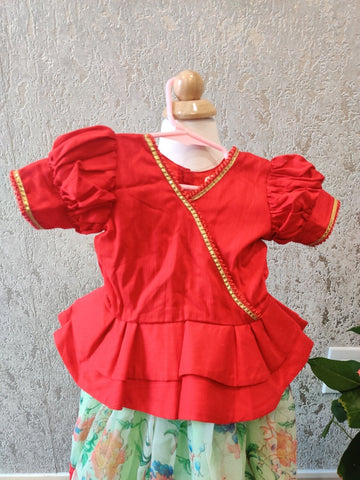 Kids Pavada | kids Pattu Langa | Girl Pavada | Baby Girl Dress | Indian Kids Girl Dress | Indian girls Dress [1-2 Years]