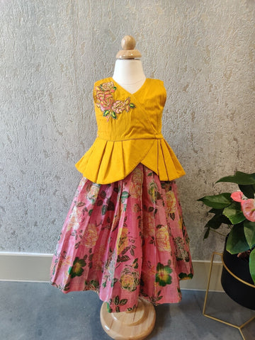 Kids Pavada | kids Pattu Langa | Girl Pavada | Baby Girl Dress | Indian Kids Girl Dress | Indian girls Dress [2-4 Years]