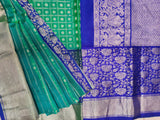 Venkatagiri pattu saree Silk Saree handloom saree stitched blouse green saree blue saree party wear saree silk saree wedding saree