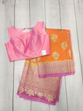 Raw mango saree inspired,Lyte weight Sarees online,South Indian Sarees,Pure Banaras Sarees,Saree Blouse, handloom saree,green saree NIHIRA